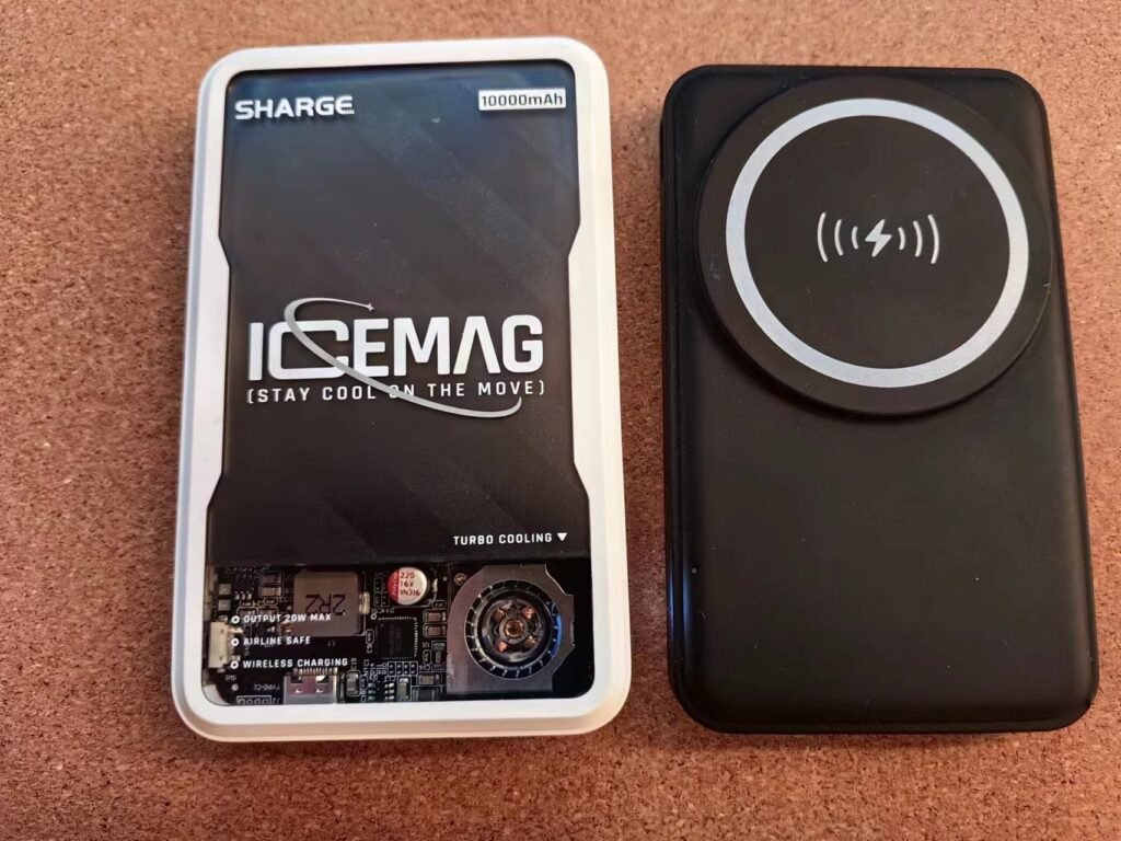 SHARGE ICEMAG Magnetic Battery Pack Active Cooling Wireless Power Bank