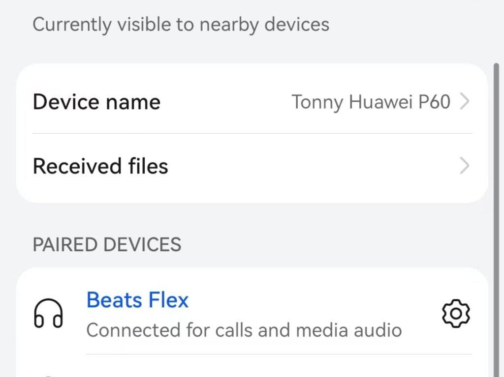 Beats Flex Review-Connection to Huawei P60