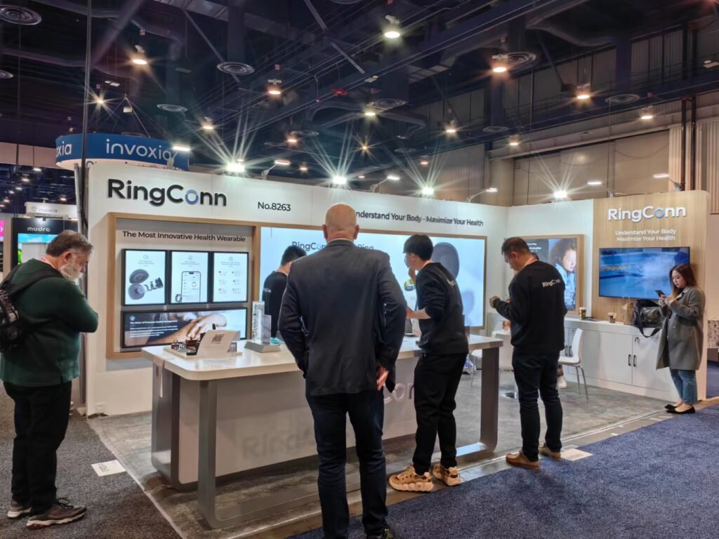 Ringconn Smart Ring Booth CES 2024